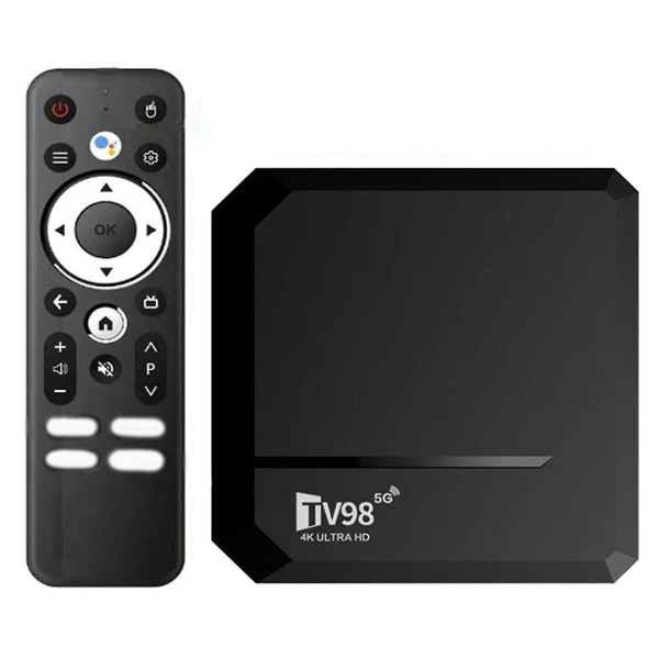 Smart Tv Box 4k Hd Android 10.0 Smart Tv Box 2.4/5g Dual-wifi 3d Video Media Player Hemmabio TV