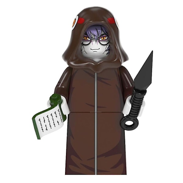 8 stk. Anime Naruto Mini Actionfigur Legetøj, Byggeklodser Legetøjssæt Til Festartikler, Fans Gi Db Shaped C