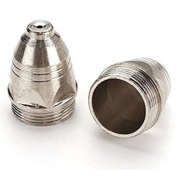 P80 Plasma Elektrodspets Munstycke 1.5 100Amp Plasmaskärbrännare Förbrukningsmaterial Tillbehör 35st db Silver