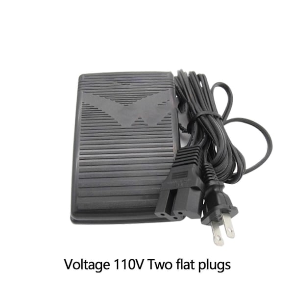 TIL HUSQVARNA VIKING Huskylock 340D, 341D 3400 #30990 FODKONTROL PEDAL+Ledning [DB] B 110V two flat plugs