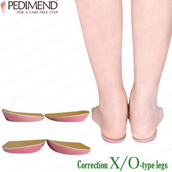 O/X-tyypin jalkojen korjaus sisä-/ulkopuolinen ortopedinen tukipohjallinen (2PAIR - 4PCS) | Korjaavat ortopediset kenkäosat | Miehille & Naisille | Jalkahoito db