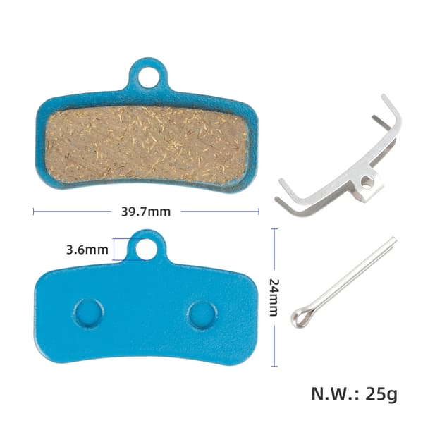 Monimetalliset jarrupalat ja tarvikkeet SHIMANO ZEE M640, SHIMANO SAINT M810, M820 (DB)