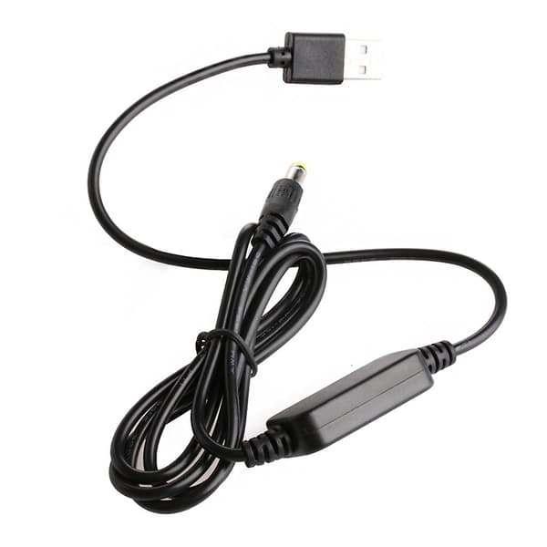 Dc-dc-konverterkabel Usb 5v til 9v/12v til Dc-stik 5,5mmx2,1mm Step-up Power Mod [DB]