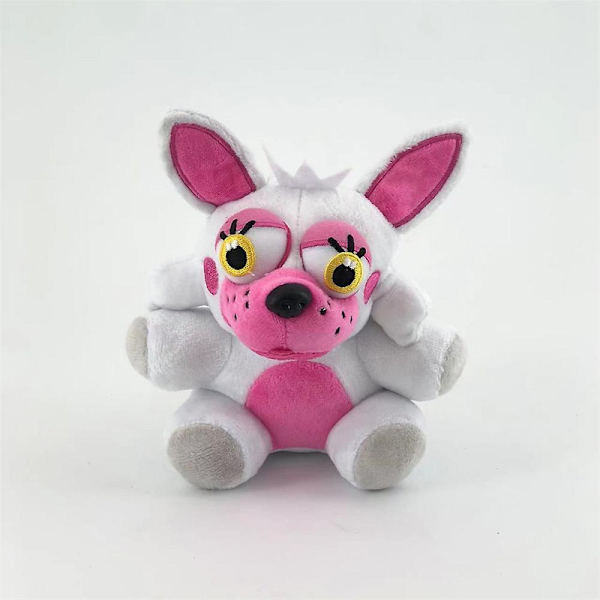 Fem Nätter Hos Freddy Fnaf Söta Plyschleksaker Speldocka 18 Cm Bonnie Bear Foxy Cartoon Stoppade Dockor Freddy Leksaker För Barnpresenter [DB] 18cm Small White Fox 80g