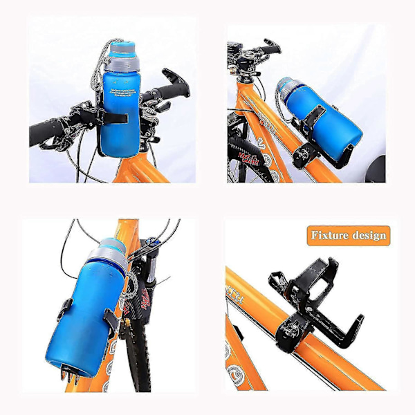 360 graders roterande vattenflaskhållare för cykel, elscooter, halkfri snabb demontering, tillbehör för koppar och drycker [Db]