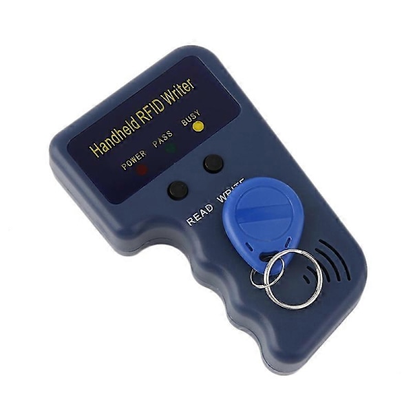 RFID-kopioija, kopiointiohjelmoija, lukija, 10 kpl uudelleenkirjoitettavia avaimenperä-tunnisteita, kortteja, KAESI [DB] Blue