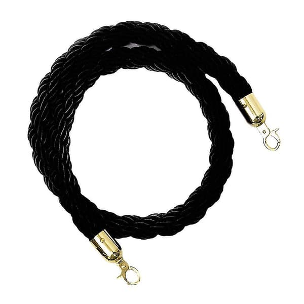 Repband - Tunga Stålräcken för Kökontroll Black 2m