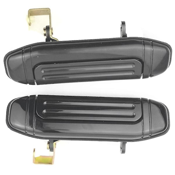 2 stk Bakdørhåndtak til bil for Montero Pajero V46 V31 V32 V33 1992-2000 [DB] black