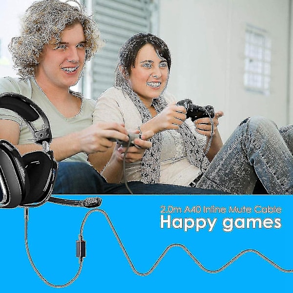 Udskiftningskabel til headset, til Astro A10/a40 gaming-headsets