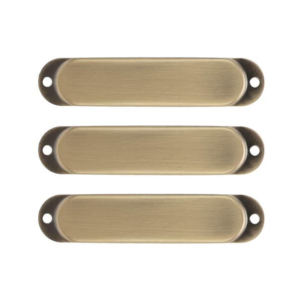 3st Elgitarr Single Coil Pickup Skydd Koppar Instrument Tillbehör Set Kit Cyan Brons [DB]