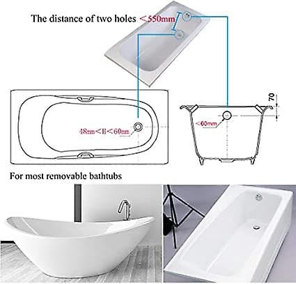 Db Chrome Bath Waste Med Overflow & Chrome Pop Up Waste 1 Pc