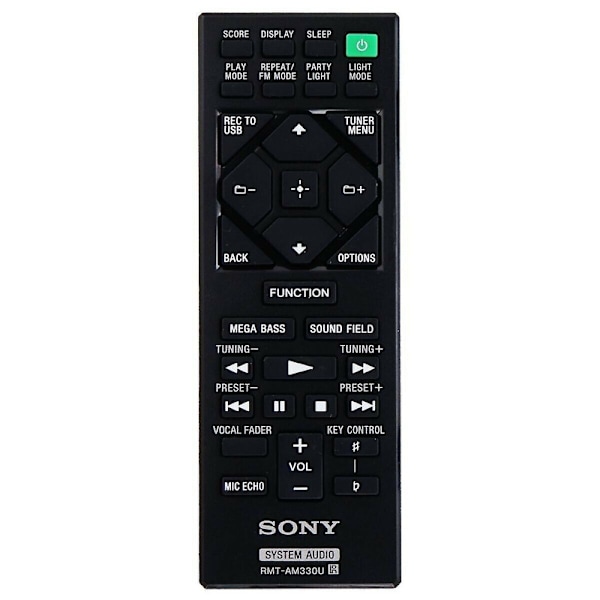 Rmt-am330u för Sony Audio System Fjärrkontroll Mhc-m20 Mhc-v21 Mhc-v77w {DB}