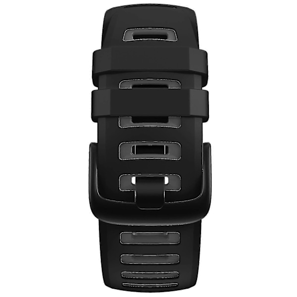 Til Garmin Instinct Silikone Urrem [DB] Black Grey