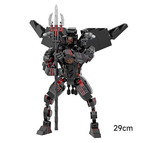 Skibidi Toalett Leksak Byggsten Titans Kameraman Tv Man Cameraman Speakerman Skibidi Toalett Klocka Man Titans Borr Högtalare Db 29cm