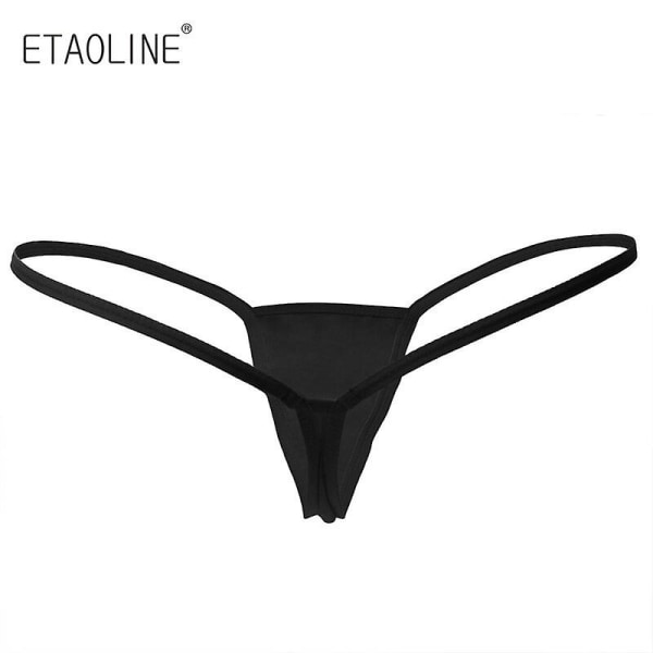 5 kpl Uusia Thong Sexy Alushousut Kiusaus Mikro G-String Alusvaatteet Naiset Alhaiset Alusvaatteet Pikkupöksyt T Alusvaatteet Naisille [DB] 5pcs Color mixing XXL 1pc