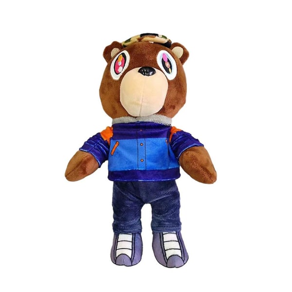 DB 2023 Muoti Kanye Teddy Bear Pehmolelu Täytetty Eläin West Graduation Bear Kokoelma Aikuiset Lapset Fanit Lahja Plushie Lelut E