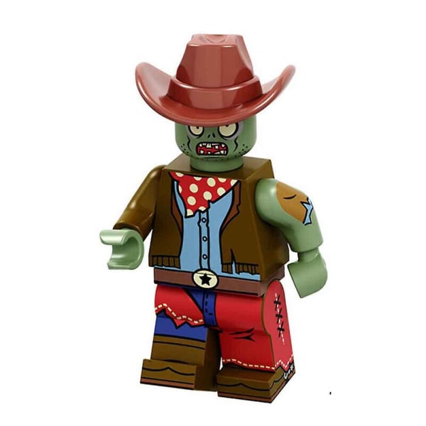 8 stk. Plants Vs Zombies Action Mini Figurer Byggeklosser Barn Passer Til  Lekesett Db