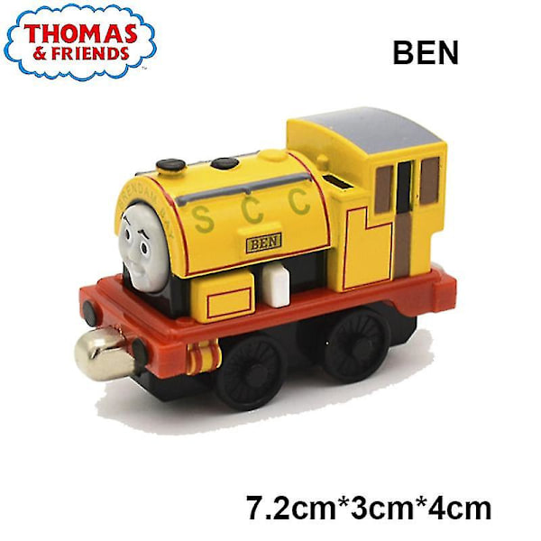 1:43 Thomas og Venner Legering Magnetisk Togbane Lokomotiv Leke Toby Emily Petcy Duck Togmodell Barn Gutter Utdanningsleke {db} arthur arthur