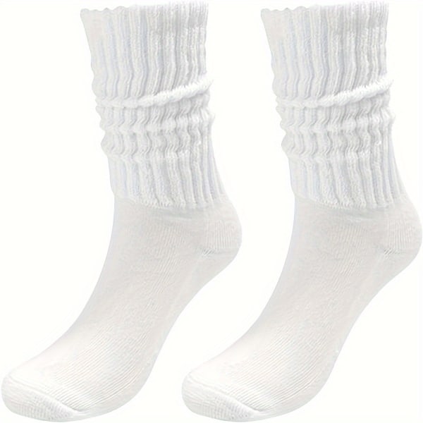 1/3 Par Pige Langt Efterår Og Vinter Strømper Strikket Strømper{db} 1 Pair Black