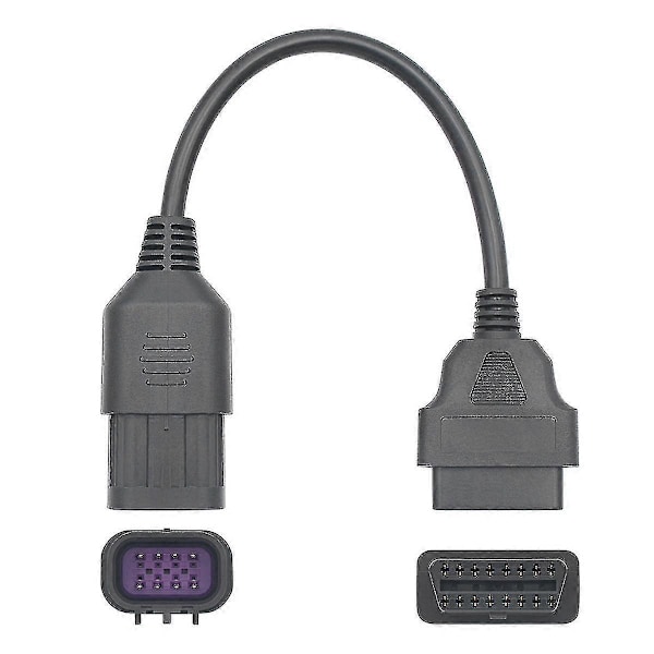 8-stifts till 16-stifts OBD2-kabeladapter för RZR / / General / Sportsman / / Diagnostisk adapter p20241126921 db Black
