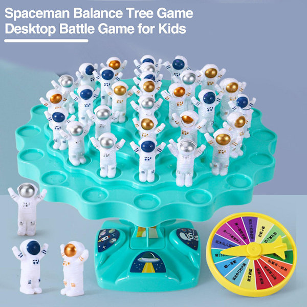 Haloppe 1 Set Interaktiv Astronaut Balans Spel Roligt Tidig Utbildning Skrivbord Smidig Rymdpussel Leksak Db Yellow