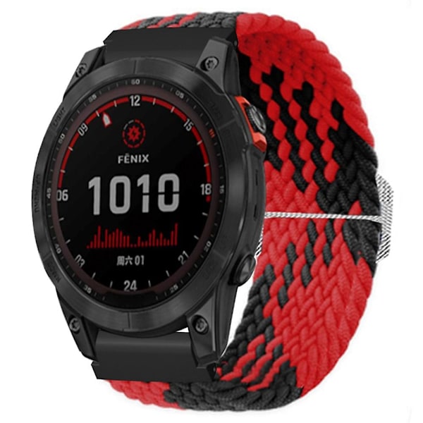 Joustava nailoninen kellon ranneke Garmin Fenix 7S/6S/5S -kelloon, urheilurannekkeet 20 mm:n PC-liittimellä [DB] Multicolor Style H Garmin Fenix 7S