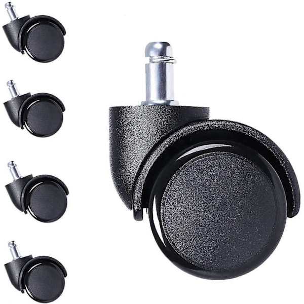 10mm Stam Hjul Gummhjul For Stol Erstatning [db]