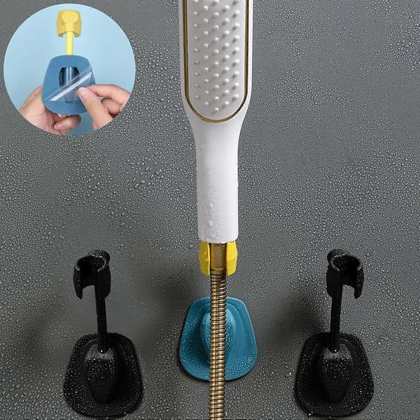 Dusjhodeholder Sugekopp Rotasjon 2 Stykker Universal ABS Svivel Erstatning Dusjhodeholder Erstatning for [DB]