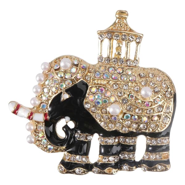 Elefantbroche Klassisk legeringsbroche til dekoration 1 stk. Modetilbehør [DB]