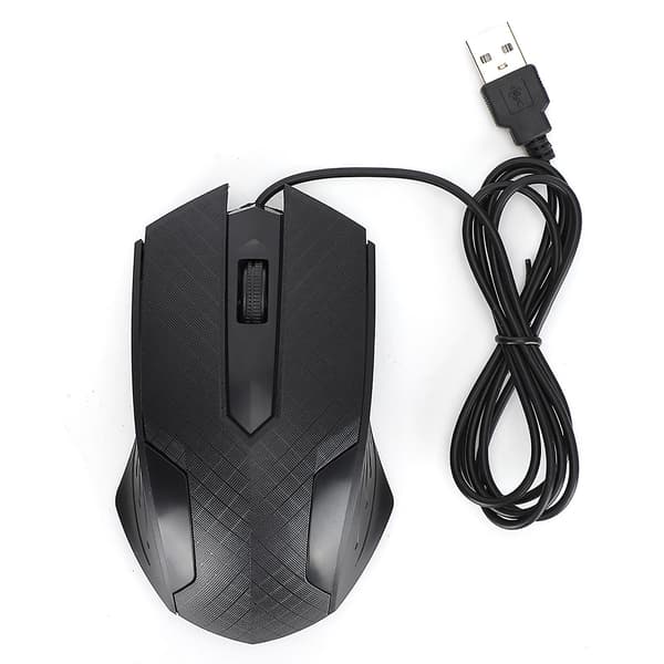 Kablet mus kontor bærbar computer værktøj 2400dpi Human Engineering Design Sort Q57 [DB]