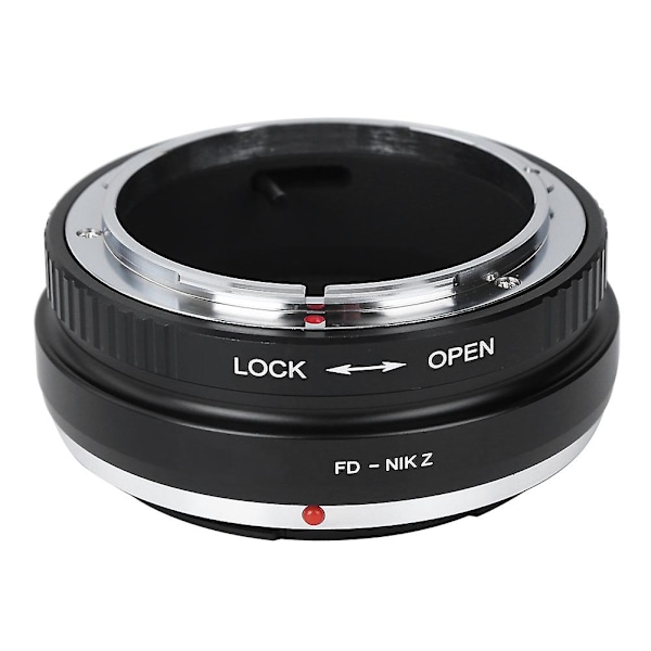 FD til Z Objektivadapterring til Canon FD Objektiv til Nikon Z Kamera - Aluminium [DB]