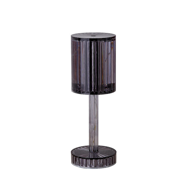 Gatsby bordslampa i akryl, genomskinlig dekoration, nattlampa [DB] Gray Remote 16 Colors