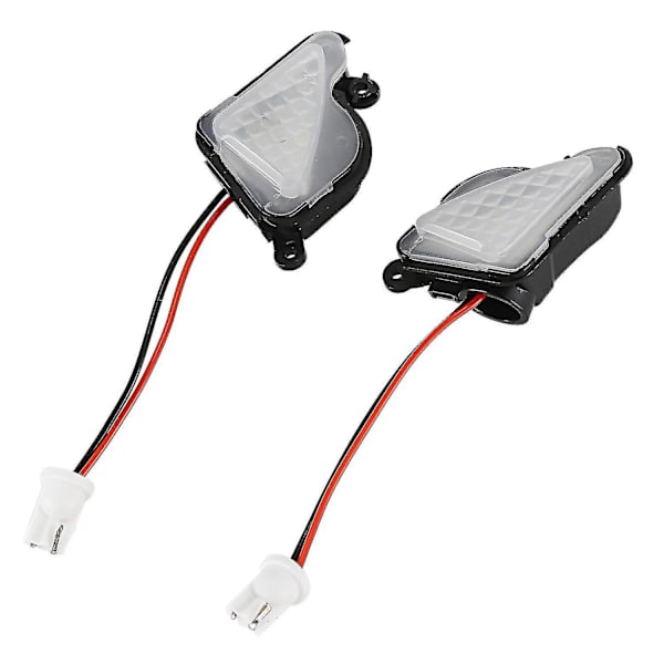 2x 6500k Vit LED Under Side Mirror Light Puddle Lamp Kompatibel med Skoda Octavia Mk3 5e 2012-201 Db