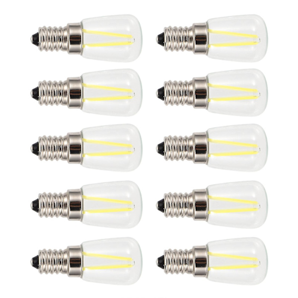 10 st Mini Dimbara E14 LED-lampor 1,5W AC 110V för Kronljus, Vägglampa, Hembelysning {DB}