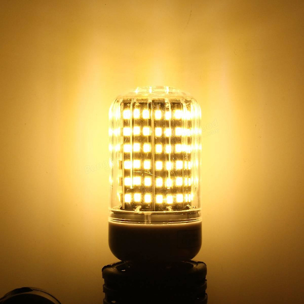 E14 B22 E27 26w Led 2835 Smd Varm Vit / Vit Kåpa Majs Ljus Lampa Glödlampa Icke-  [dB} B22 White
