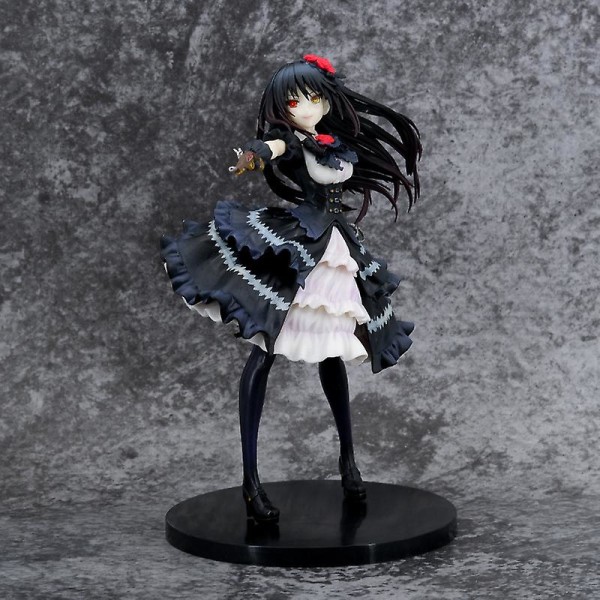 2023 22cm Anime Date A Live 30-årsjubileum Ver Tokisaki Kurumi Nightmate Pvc Actionfigur Söt Leksak Docka För Pojkvän Present Db 22cm with box