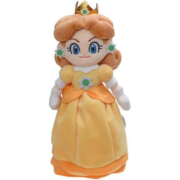 26cm Prinsessa Peach Pehmolelu Prinsessa Daisy Pehmolelu Super Mario Nukke Lelut Lahjat Lapsille (prinsessa Daisy) [DB]