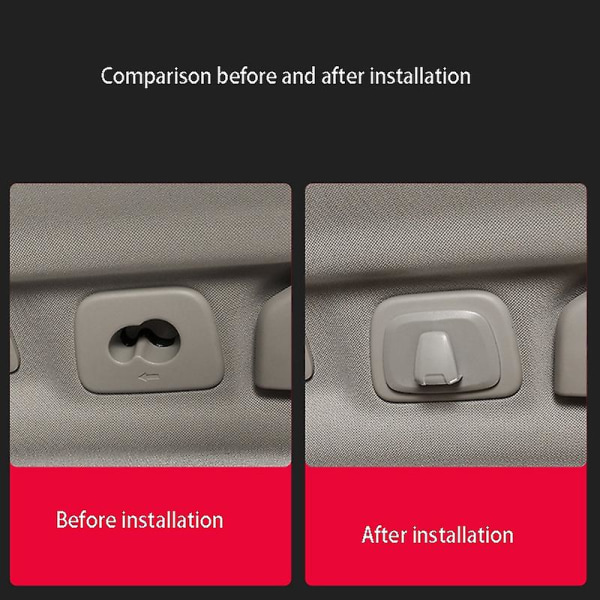 2x Auto Hanger Krokar Bakre Takkrok Passar För Xc40 Xc60 Xc90 V90 S90 2018 2019 2020 Biltillbehör