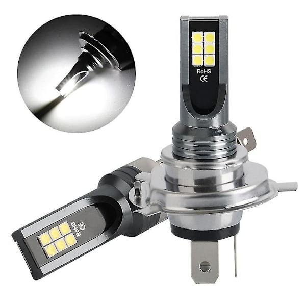 H4/9003 Led-ajovalopolttimot Led H4 -ajovalopolttimot H4-auton ajovalot Kirkkaat Led-auton ajovalopolttimot H4 Led-ajovalot