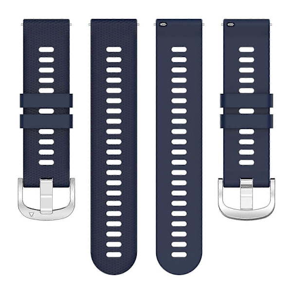 Mjukt Silikon Armbandsersättning Klockarmband 22mm För Vivoactive 4 [db] Black