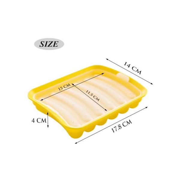 Korvform - 2 st - Silikon - Non-stick - Diskmaskinssäker