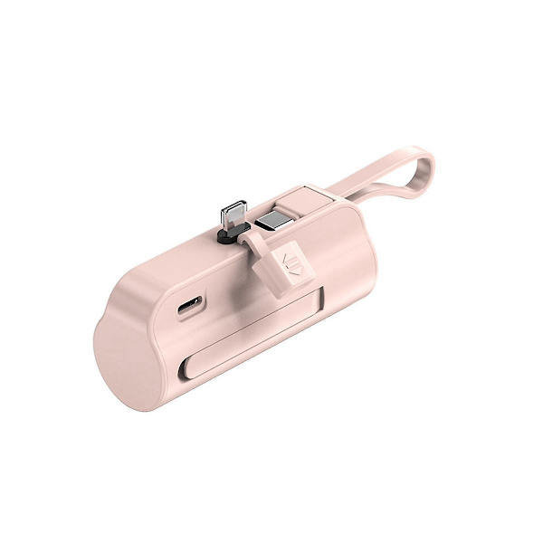 5000mah inbyggd kabel powerbank bärbar laddare för Mix Fold Iphone14 backup powerbank A-för
