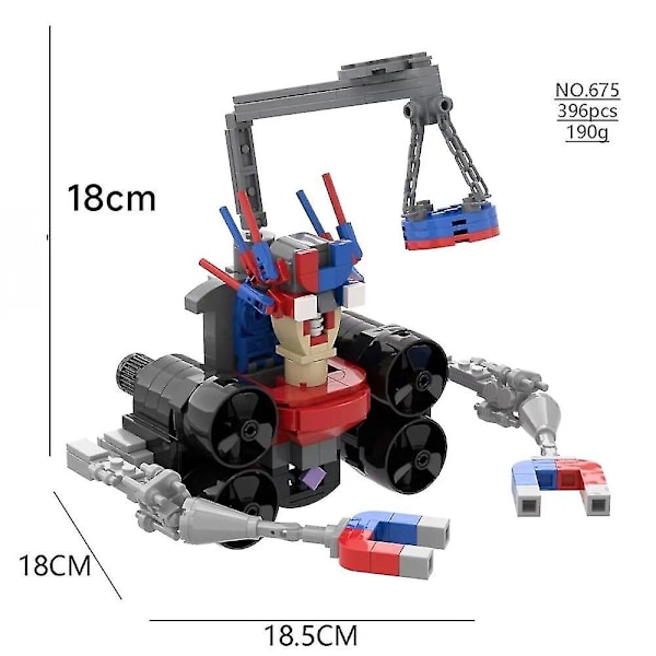 Skibidi Toalett Leksak Byggsten Titans Kameraman Tv Man Kameraman Speakerman Skibidi Toalett Klocka Man Titans Borr Högtalare Db 25cm