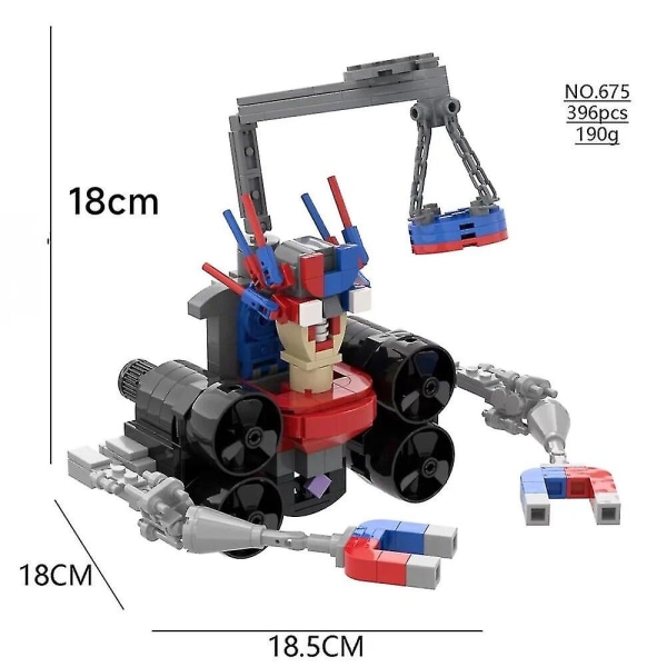 Skibidi Toilet Legetøjs Byggeklods Titans Kamera Mand Tv Mand Kameramand Højttalermand Skibidi Toilet Ur Mand Titans Bor Højttaler Db 23cm