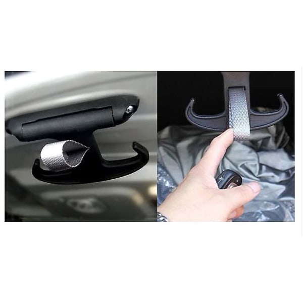 1 kpl takaluukun koukku, auton takaluukun sarvi tavaratilan koukut ostoskasseja varten, ruuvattava koukku käsilaukun pidike ripustin, 14*11cm [DB]