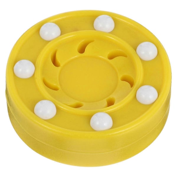 Ulkojääkiekkokiekko Katukiekot Harjoitus Inline-jääkiekkokiekko Yleiskäyttöinen rullakiekko Katukiekko Harjoitusjääkiekkokiekot [DB] Yellow 7.5X7.5X3CM