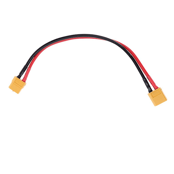 2-pack XT60/XT-60 Han- till Honkontakt Förlängningskabel Silikontråd [DB]