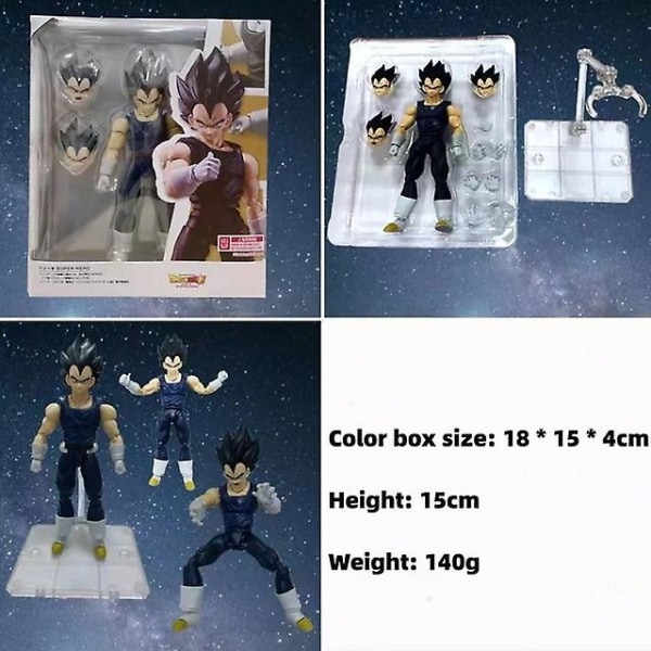 Shf Dragon Ball Super Anime Figurer 16cm Son Goku Ultra Instinct Actionfigur Gohan Vegeta Figurine Pvc Samlarobjekt Leksaker Present Db E no box