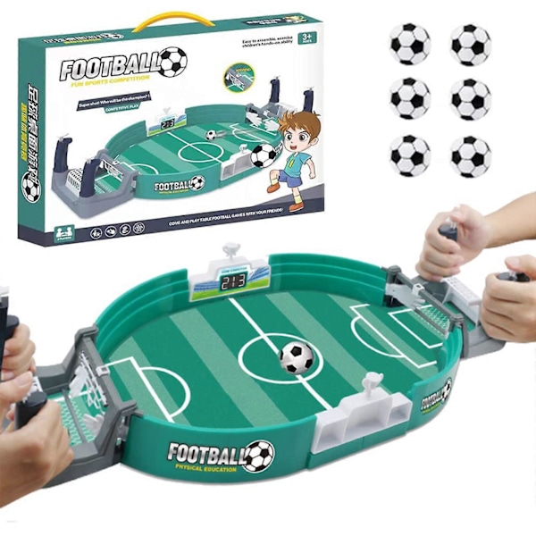 Interaktivt Fodboldbord Interaktivt Spil Bordfodbold Pinball Klassisk Voksne Børn [DB]