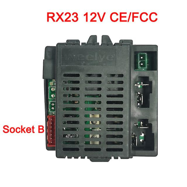 Wellye Børns Elektriske Legetøjsbil Bluetooth Fjernbetjening, Controller Med Jævn Startfunktion 2.4g Bluetooth Sender [DB] RX23 B FCC